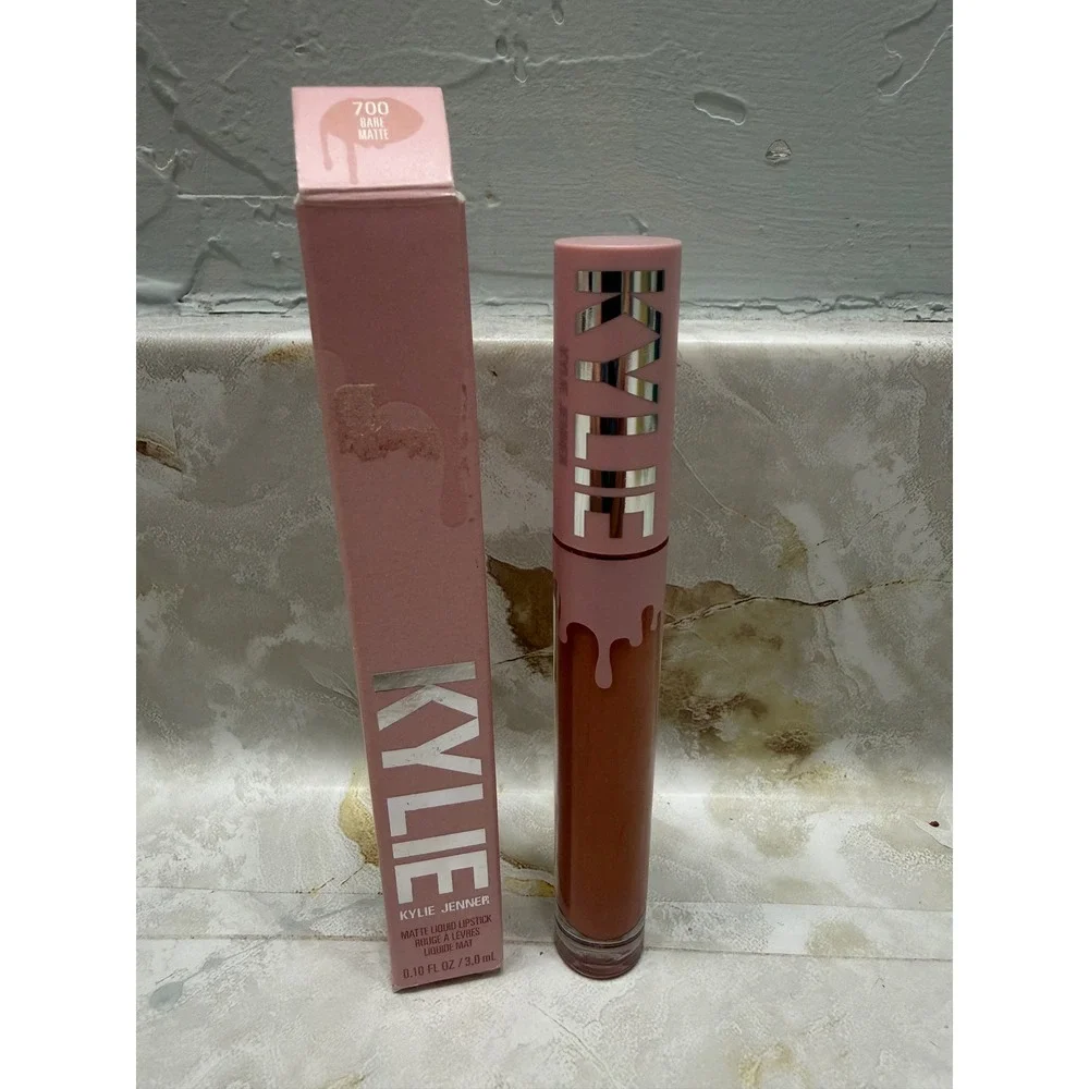 Kylie Cosmetics Matte Liquid Lipstick 700 Bare Nude Peach Longwear Vegan New Box